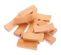 SEWACC Set 12 Porta Bacchette in Legno Naturale Stile Giapponese Design Incavato Poggiabacchette Semplice e Igienico per Zona Tavola Pulito