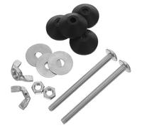 SEWACC Set 2 Bulloni M6 per Fissaggio Sedile Wc in Acciaio Inox 304 con Rondelle Kit Viti per Cerniere di Fissaggio Copriwater Compatibile con Serbatoi Wc Installazione Semplice e