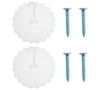 SEWACC Set 2 Ganci a Ventosa per Supporto Rete Culla Ragazzo Ragazza Ganci Appendi Zanzariera a Cupola Materiale PU Resistente Alta Capacità di Carico Protezione Insetti per