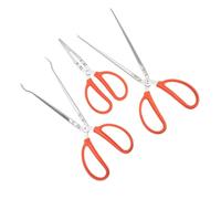 SEWACC Set 3 Pinze in Acciaio Resistenti per Cattura Anguille Gialle e Granchi Impugnatura Antiscivolo in Plastica Morsetti Professionali Multiuso per Pesca e Raccolta Rifiuti