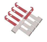 SEWACC Set 5 Pezzi Utensili per Apicoltura in Metallo Raschietto e Sollevatore per Arnie Forchetta Disopercolare Manuale per Apicoltori Attrezzi per Raccolta del Nettare e