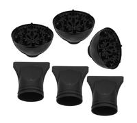 SEWACC Set 6 Accessori per Asciugacapelli Professionale Ugello Concentratore Stretto e Diffusore per Chioma Ricci Accessorio Leggero per Styling e Definizione Ricci in Viaggio