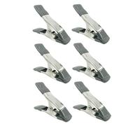 SEWACC Set 6 Morsetti a Molla 4 Pollici per Fondale Fotografico Clip per Video e Mussola Molla Spessa in Ferro Placcato e Cuscinetto Antiscivolo per Fotografia e Falegnameria