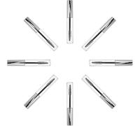 SEWACC Set 8 Tubetti Mascara Vuoti Neri da 10 Ml con Applicatore Flaconi Ricaricabili e Ermetici per Trucco Fai da Te e Viaggi