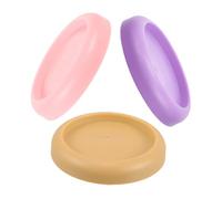 SEWACC Set di 3 Puntaspilli Magnetico da Cucito Organizer Magnetico per Aghi Spilli Portatile in Rosa Viola e Giallo per Cucito e Ricamo Fai da Te