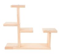 SEWACC Set Portavasi da Tavolo in Legno a Livelli Mensola per Piante Succulente e Resistenti Espositore per Cupcake e Torte Vassoio da Portata per Feste e Decorazioni Rustiche