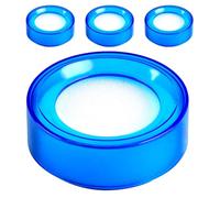 SEWACC Spugna per Soldi e Umidificatore per Punta delle Dita 4 Pezzi per Uso in Banche e Gestione Contanti