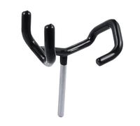 SEWACC Supporto Microfono Boom Pole con Rivestimento Protettivo Fissaggio su C Stand e Microfono Supporto Braccio per Registrazioni e Riprese Riduce Affaticamento Operatore Nero