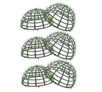 SEWACC Supporto per Palla Topiaria 20 Cm in Plastica 3 Pezzi, Porta Piante Artificiali da Giardino, Mensola Decorativa per Sfere Topiarie, Adatto per Matrimoni e Decorazioni Interne