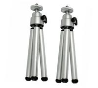 SEWACC Supporto per Smartphone in Lega di Alluminio Bastone per Selfie Portatile Treppiede Flessibile Set da 2 Pezzi Compatibile Telefoni Cellulari per Viaggi e Superfici Irregolari