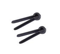 SEWACC Supporto per Spioncino Tirante per Compound Accessorio Separatore Corde 2 Pezzi Nero Accessori per Tiro L’ Pratico e Portatile per Uso Sportivo