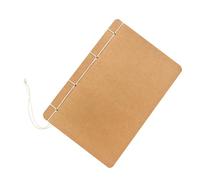 SEWACC Taccuino Vintage con Carta Bianco Naturale Wood- Notebook Te per Appunti Sketch e Design Retrò in Carta Kraft Resistente per Scuola e Ufficio