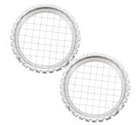 SEWACC Taglia Cubetti di Frutta e Taglia Patate in Acciaio Resistente 2 Pezzi Affetta Uova Sode Utensile da Cucina Compatto e Durevole per Pomodori e Patate