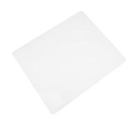 SEWACC Tappetino Mouse Antiscivolo in Acrilico per Gaming e Ufficio Desk Mat Bianco Accessorio Scrivania Multifunzionale per Laptop e Mouse