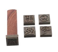 SEWACC Timbro in Legno Design di Motivi Zen Sigilli Calligrafici e Motivi Cinesi per Timbri per Cartoline Lavoretti Scolastici e Decorazioni