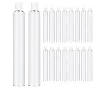 SEWACC Tubetti Di Vernice Vuoti in Alluminio 12 Pcs Con Tappi a Vite Antiperdita Contenitori Portatili Per Vernice Acrilica Olio Gouache E Acquerelli Per Uso Artigianale E Creativo