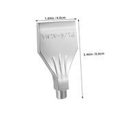 SEWACC Ugello a Soffio ad Aria Compressa in Lega di Alluminio Set da 2 Pezzi Ugello a Ventaglio per Pulizia e Asciugatura Accessorio per Soffiatore ad Alta Pressione per Rimozione