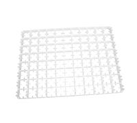 SEWACC Vassoio Portauova da 88 Griglie in Plastica Resistente per Incubatrice, Contenitore per Uova da Schiusa Domestica Design a Griglia Larga per Conservazione e Protezione