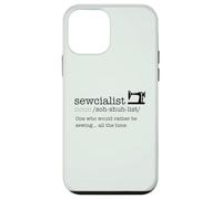 SEWCIALIST Dizionario Definizione Macchina da Cucire Meme SUL RETRO Custodia per iPhone 12 mini