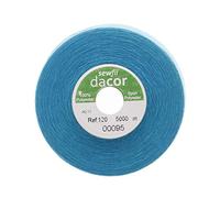 Sewfil dacor 120 - Fili per cucito 100% poliestere 5000 metri 0095 - Blu smeraldo