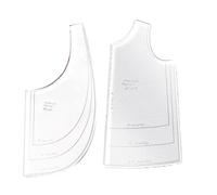 Sewing Cutout Templates Clothes - Reusable Pattern Set, Reversible Vest Layout Guide, Crafting Template System, Fabric Cutting Accuracy, Kids Clothing Doll Outfit Making Supply Kit Home Workshop Use