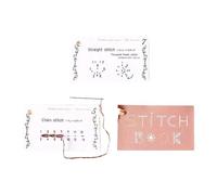 Sewing Kit - Needle And Thread Kit | Creative Sewing Card Set | Sewing Books For Embroidery and Sewing Enthusiasts | Portable Travel Sewing Kit | Sewing Book Craft Kit for Various Sewing Techniques