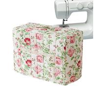 Sewing Machine Cover - Flower Print Dust Bag, Protective Carrier | Durable Fabric Storage Case With Handle And Pocket Design, Lightweight Sewing Machine Protector For Travel Laundry Room DIY Craft Pro