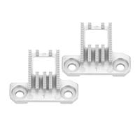 Sewing Machine Feed Dog Heavy Duty Metal Replacement Parts for SINGER 4423 5532 44s Sewing Machines Iron Material 2Pcs