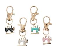Sewing Machine Keychain - Cute Keychain For Girls | Backpack Accessories | 4pcs Vintage Sewing Machine Keyrings Bags, Trendy Accessories For Teens, Women, Boys, Girls, Friends & Family Other Equi, B