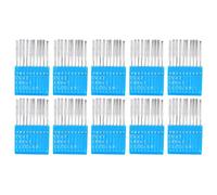 Sewing Machine Needles 75/11 | 100 Count Steel Needles for Industrial Machines/DIY Embroidery | Glossy & Smooth Holes for Easy Fabric Penetration