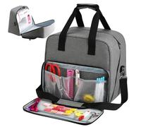 Sewing Machine Tote | Storage Tote Bag | Portable Sewing Organizer | Multiple Pockets Storage Tote Bag for Sewing Machine | Waterproof Protective Sewing Accessories Tote Bag for Fabrics Manuals
