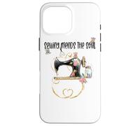 Sewing Mends The Soul Sewing Machine Sewers Seamstress Mamma Custodia per iPhone 16 Pro Max