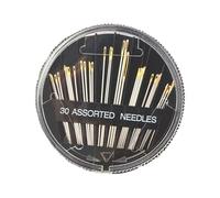 Sewing Needle Set, Large Eye Stainless Steel Needles, Sturdy Craft Tools for Crocheting, Knitting, Embroidery, Quilting, Handcrafting, Winding, Sewing, Home, Studio, Workplace