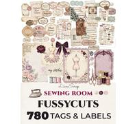 Sewing Room Cutouts by LianaScrap: Tags, Labels and Ephemera