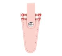 Sewing Scissors Sheath Protective PU Leather Cover Protector for Embroidery Sewing Quilting Crafting Needlework 1pc 7.4x3.2x1cm (Wine Red)