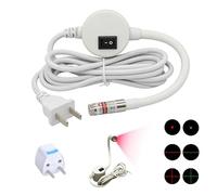 Sewing Vision Guide,Sewing Machine Quilting Light with Dot/Straight Line/Crosshair,Innovative Sewings and Quilting Notion,Hands-Free Sewings Aid Tool (Unadjustable brightness,Red Straight Line)