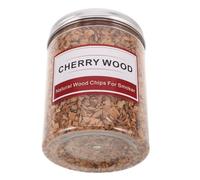 SEWOART 1 Scatola di Trucioli di Legno Affumicati Trucioli di Legno Naturali Accessori per Grigliate Pezzi di Bastoncini per Barbecue di Ciliegio