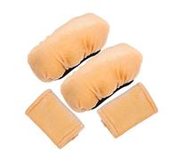 SEWOART 1 Set Manicotto Per La Riduzione Della Pressione Sotto Le Ascelle Coprimanopole Per Stampelle Deambulanti Sudore Per Le Ascelle Tappo Mancia Sottoseno Dorato Light Brown
