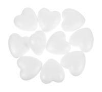 SEWOART 10 Cuori in Polistirolo A Forma di Cuore 6 Cm Palline per Artigianato E Decorazioni per Matrimoni E FESTIVITÀ