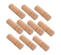 SEWOART 10 Pezzi Wooden Peg Dolls in Natural Beech Wood For DIY Painting And Crafting Unpainted Wooden Doll Decoration Figures For Creative Educational Projects And Home Decor