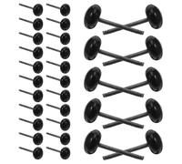 SEWOART 100 Pezzi Occhi di Sicurezza in Vetro da 8 MM Bulbi Oculari Artigianali per Peluche Bambole e Infeltrimento ad Ago Occhi Finti Realistici per Fai da Te e Giochi Uncinetto