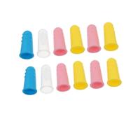 SEWOART 12 Pezzi Spazzolino Per Falange Per Bambino Design Doppia Faccia Silicone Per Denti e Massaggiatore Per Gengive Bambino