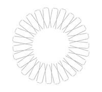 SEWOART 150 Pezzi Shape Galvanized Floral Pins for Landscaping Stakes U Shaped Plant Pins for Flower Arrangements And Wreath Making
