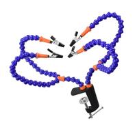SEWOART 1pezzi Morsa Alluminio Con Braccio Per Saldatura Pcb Progetti e Modellismo Stabile e Riparazioni