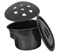 SEWOART 1set Toilette Portatile Per Anziani e Donne Gravidanza Vasino Con Coperchio Isolante Facile Da Trasportare Accessorio Per Bagno Adatto Casa e Ospedale Design Sicuro e Facile Da