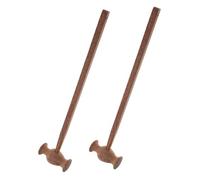 SEWOART 2 Pezzi Massaggiatore Manuale in Legno per Punto Trigger Bastone da Auto-trattamento Portatile per Schiena Collo Piedi e Spalle Strumento Terapia Muscolare con Impugnatura