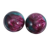 SEWOART 2 Pezzi Palline da Massaggio in Resina Marmorizzata 50Mm per Terapia Manuale, Set da 2 Sfere Decorative da Tavolo per Allenamento Dita e Sollievo Affaticamento, Adatte per Uso