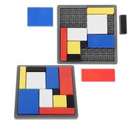 SEWOART 2 Pezzi Puzzle di Ragionamento in Abs 88 Prove e Pezzi Geometrici, Favorisce Concentrazione e Capacità di Ragionamento lo Sviluppo Infantile e Gioco in Famiglia