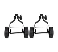 SEWOART 2 Pezzi Ruote di Supporto per Decespugliatore e Tagliabordi Installazione Rapida Senza Attrezzi Ruote Ausiliarie Antiscivolo per Tosaerba Spinta Resistenza Prolungata per Uso