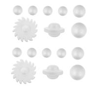 SEWOART 20 Pezzi Palline Polistirolo per Palline Foam Fai da Te per creatività e Giochi Educativi Facili da Colorare e Sicure per Laboratori Manuali e Feste